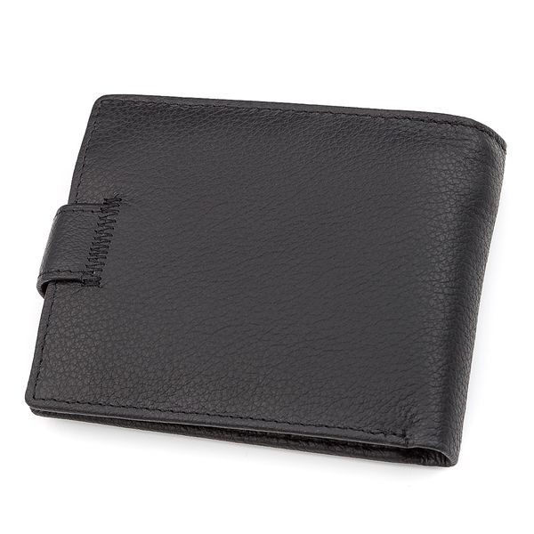 Чоловічий гаманець ST Leather 18328 (ST137) італійська шкіра Чорний 18328 фото