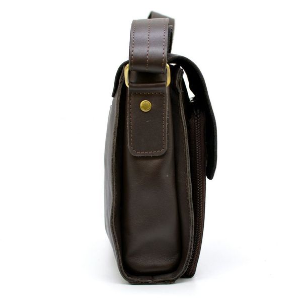 Мужская сумка на плечо из натуральной гладкой кожи Tarwa GC-3027-4lx коричневая GC-3027-4lx фото