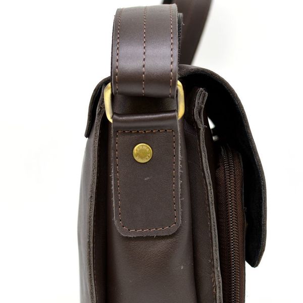 Чоловіча сумка на плече з натуральної гладкої шкіри Tarwa GC-3027-4lx коричнева GC-3027-4lx фото
