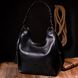 Шкіряна жіноча сумка KARYA 20867 Чорний 20867 фото 9