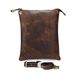 Шкіряна чоловіча сумка Vintage 14061 коричнева 14061 фото 2