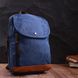 Сучасний рюкзак для чоловіків із щільного текстилю Vintage 22184 Синій 56820 фото 7