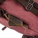 Компактный женский текстильный рюкзак Vintage 20195 Малиновый 46175 фото 2