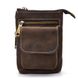 Маленькая мужская сумка на пояс, через плечо, на джинсы коричневая TARWA RC-1350-3md RC-1350-3md фото 3
