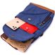 Сучасний рюкзак для чоловіків із щільного текстилю Vintage 22184 Синій 56820 фото 6