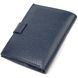 Практичний вертикальний чоловічий гаманець середнього розміру з натуральної шкіри флотар CANPELLINI 21735 Синій 21735 фото 2