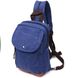Сучасний рюкзак для чоловіків із щільного текстилю Vintage 22184 Синій 56820 фото 1