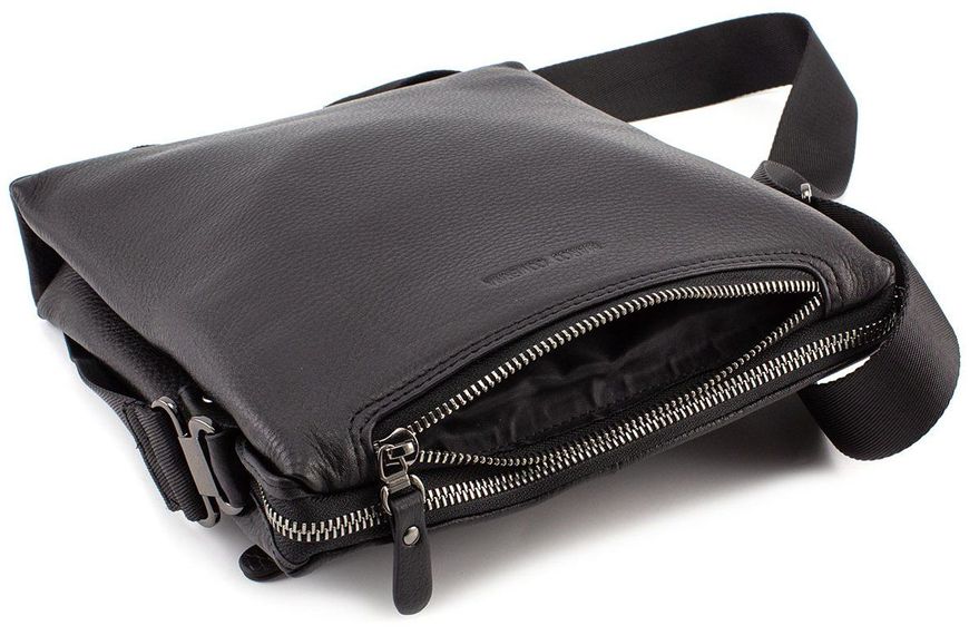 Чёрная мужская наплечная сумка Marco Coverna MC 1637-3 Black MC 1637-3 Black фото
