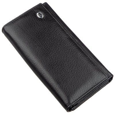 Жіночий гаманець з візитниці ST Leather 18881 Чорний 18881 фото