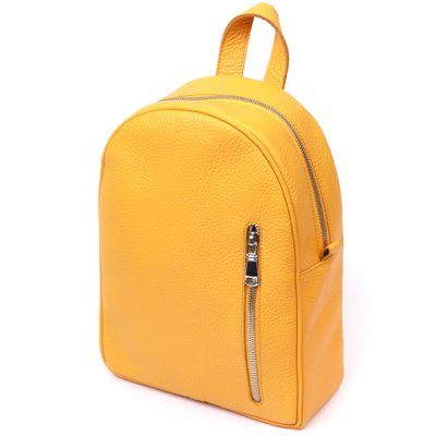 Яркий женский рюкзак из натуральной кожи Shvigel 16321 Желтый 52656 фото