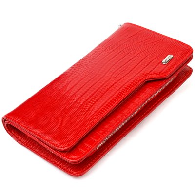 Женское портмоне клатч из натуральной кожи CANPELLINI 21534 Красное 21534 фото