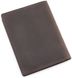 Темно-коричнева обкладинка для паспорта зі шкіри Grande Pelle 212120 212120 фото 3