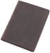 Темно-коричнева обкладинка для паспорта зі шкіри Grande Pelle 212120 212120 фото 1
