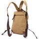 Удобный рюкзак для мужчин из плотного текстиля Vintage 22185 Песочный 56821 фото 2