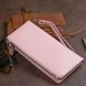 Гаманець-клатч зі шкіри з кишенею для мобільного ST Leather 19313 Рожевий 19313 фото 7