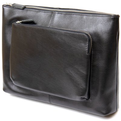 Кожаная мужская сумка для ноутбука GRANDE PELLE 11437 Черный 49877 фото