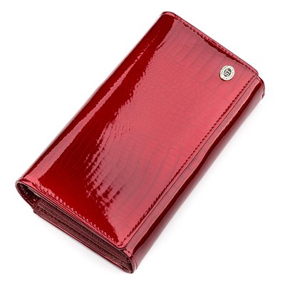 Кошелек женский ST Leather 18430 (S9001A) очень красивый Красный 18430 фото