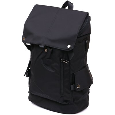 Чоловічий рюкзак з текстилю Vintage 20492 Чорний 20492 фото