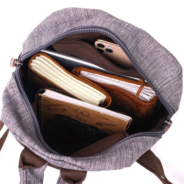 Замечательный мужской рюкзак из текстиля Vintage 22240 Серый 56866 фото