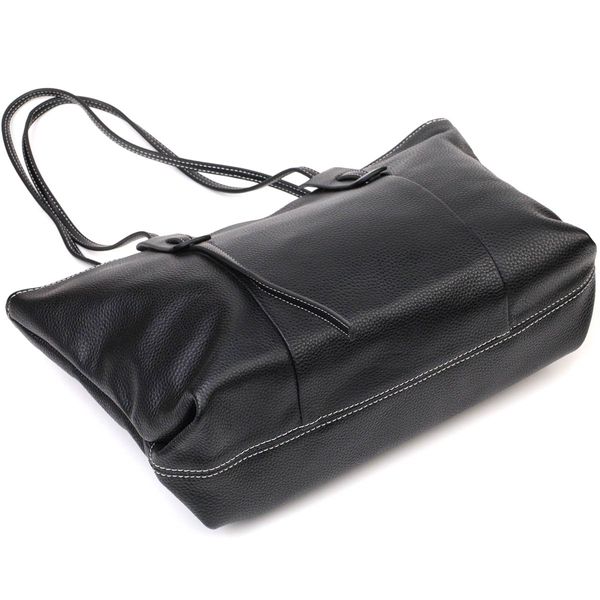 Сумка жіноча сумка з натуральної шкіри 22082 Vintage Чорна 22082 фото