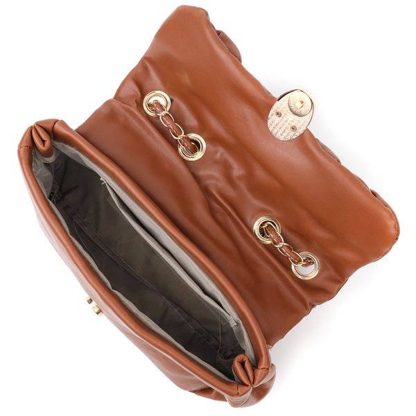 Оригінальна жіноча сумка із еко-шкіри Vintage 18711 Коричневий 18711 фото