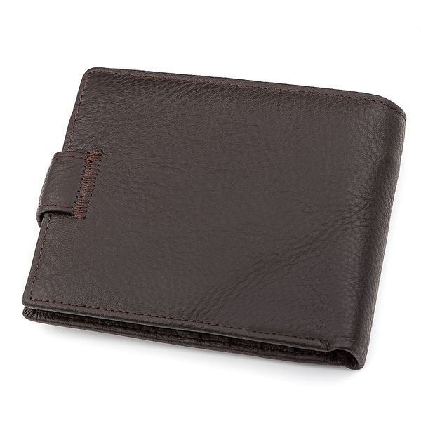 Мужской кошелек ST Leather 18330 (ST137) очень вместительный Коричневый 18330 фото