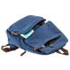 Компактний жіночий текстильний рюкзак Vintage 20197 Синій 46177 фото 3