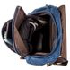 Компактний жіночий текстильний рюкзак Vintage 20197 Синій 46177 фото 5