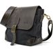 Компактна сумка через плече з тканини канваc і шкіри RGc-1309-4lx TARWA RGc-1309-4lx фото