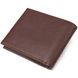 Практичний гаманець для чоловіків у два складення з натуральної шкіри флотар CANPELLINI 21586 Коричневий 21586 фото 2