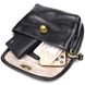 Ідеальна сумка крос-боді з натуральної шкіри 22132 Vintage Чорна 56333 фото 6