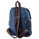 Компактний жіночий текстильний рюкзак Vintage 20197 Синій 46177 фото 2
