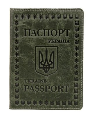 Стильна обкладинка на паспорт з натуральної шкіри SHVIGEL 16131 16131 фото