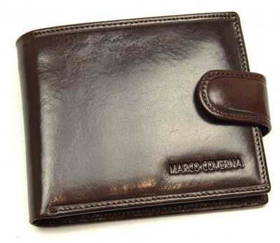 Мужское кожаное портмоне коричневого цвета Marco Coverna B047-801 brown B047-801 фото