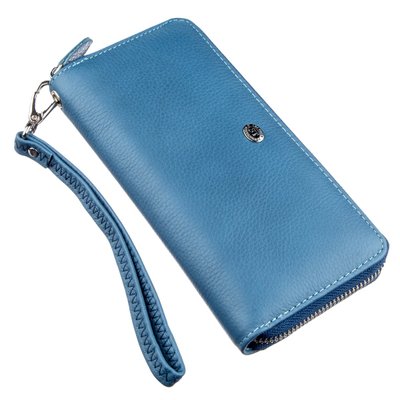 Місткий жіночий клатч-гаманець ST Leather 18934 Блакитний 18934 фото