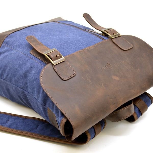Міський рюкзак, парусина + шкіра RК-3880-3md бренд TARWA RК-3880-3md фото
