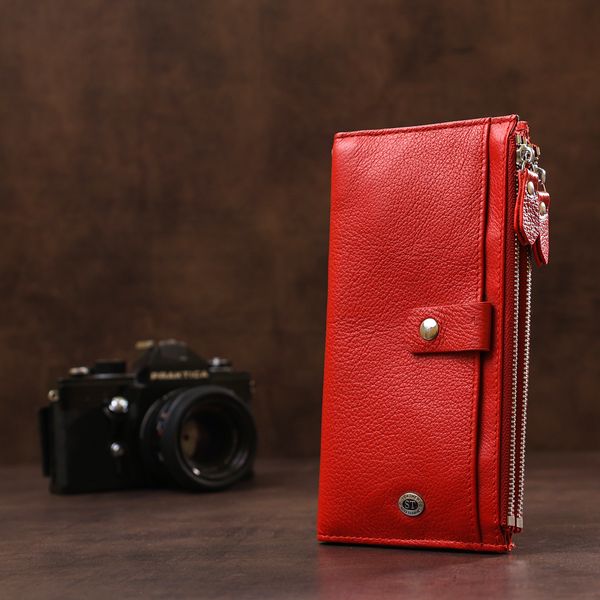 Гаманець жіночий ST Leather 18381 (ST420) багатофункціональний Червоний 18381 фото