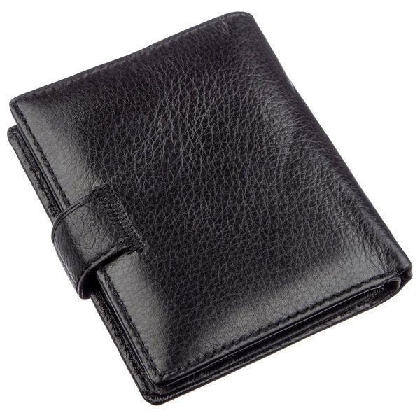 Небольшой кожаный кошелек для мужчин ST Leather 18832 Черный 18832 фото