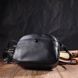 Зручна жіноча сумка через плече з натуральної шкіри 22133 Vintage Чорна 22133 фото 7