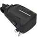 Ергономічний рюкзак через плече з кодовим замком текстильний Vintage 20553 Чорний 20553 фото 4