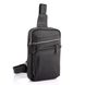 Чёрная кожаная сумка-рюкзак через плечо Newery N6896GA N6896GA фото 1