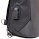 Ергономічний рюкзак через плече з кодовим замком текстильний Vintage 20553 Чорний 20553 фото 3