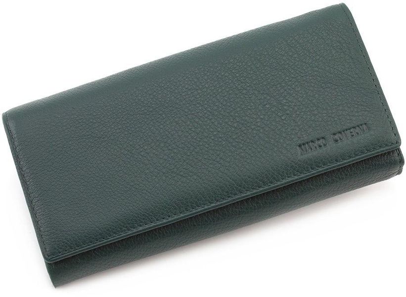 Зелений шкіряний гаманець на магніті Marco Coverna mc1413-7 mc1413-7 фото