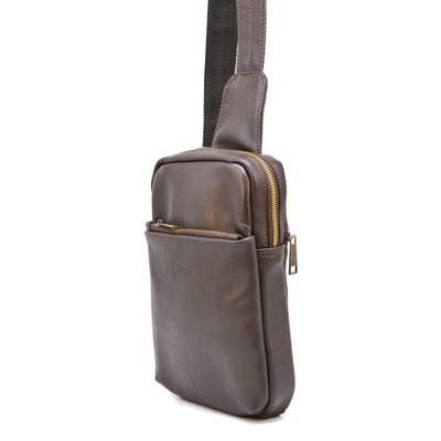 Рюкзак на одно плечо косуха из натуральной кожи GC-0205-3md TARWA GC-0205-3md фото