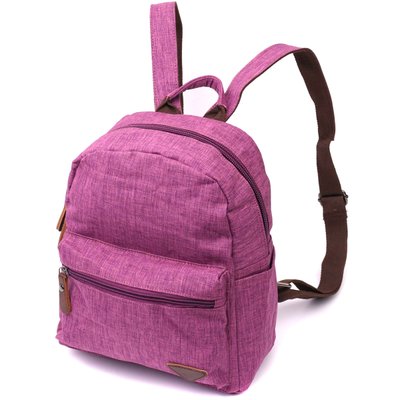 Барвистий жіночий рюкзак з текстилю Vintage 22243 Фіолетовий 56868 фото