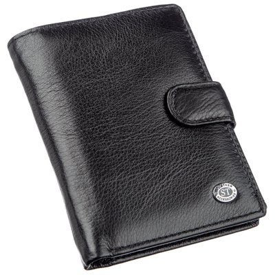 Чудовий гаманець для чоловіків ST Leather 18833 Чорний 18833 фото