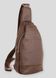 Чоловіча шкіряна сумка-слінг коричневого кольору Newery N116GC N116GC фото 1