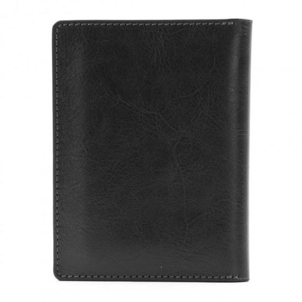 Чорна шкіряна обкладинка для паспорта Grande Pelle 212610 212610 фото