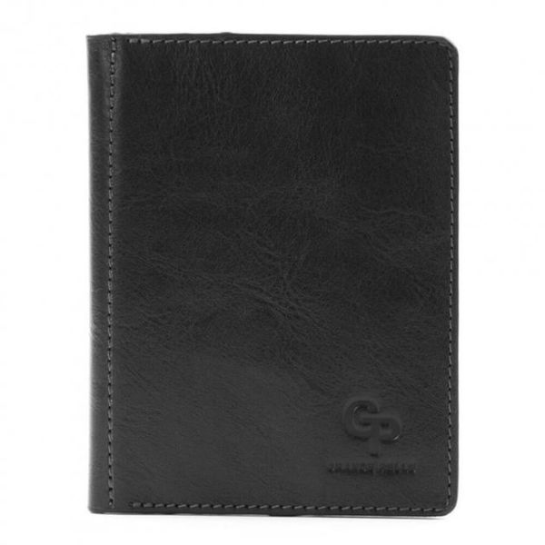 Чёрная кожаная обложка для паспорта Grande Pelle 212610 212610 фото