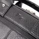 Вместительная сумка-портфель на плечо KARYA 20871 кожаная Черный 20871 фото 7